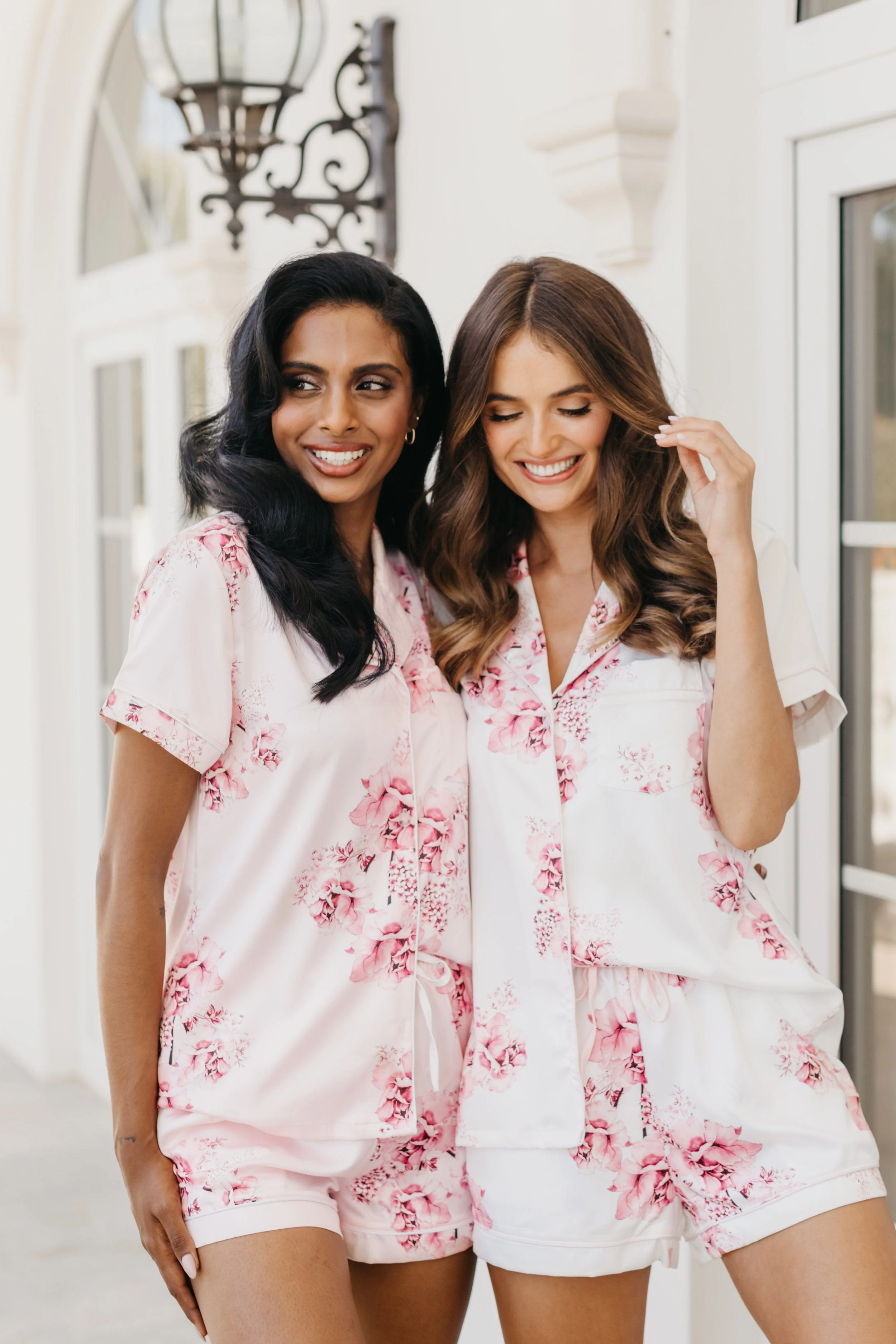 Mileva Bouquet De Fleur Printed PJ Set - Image 2
