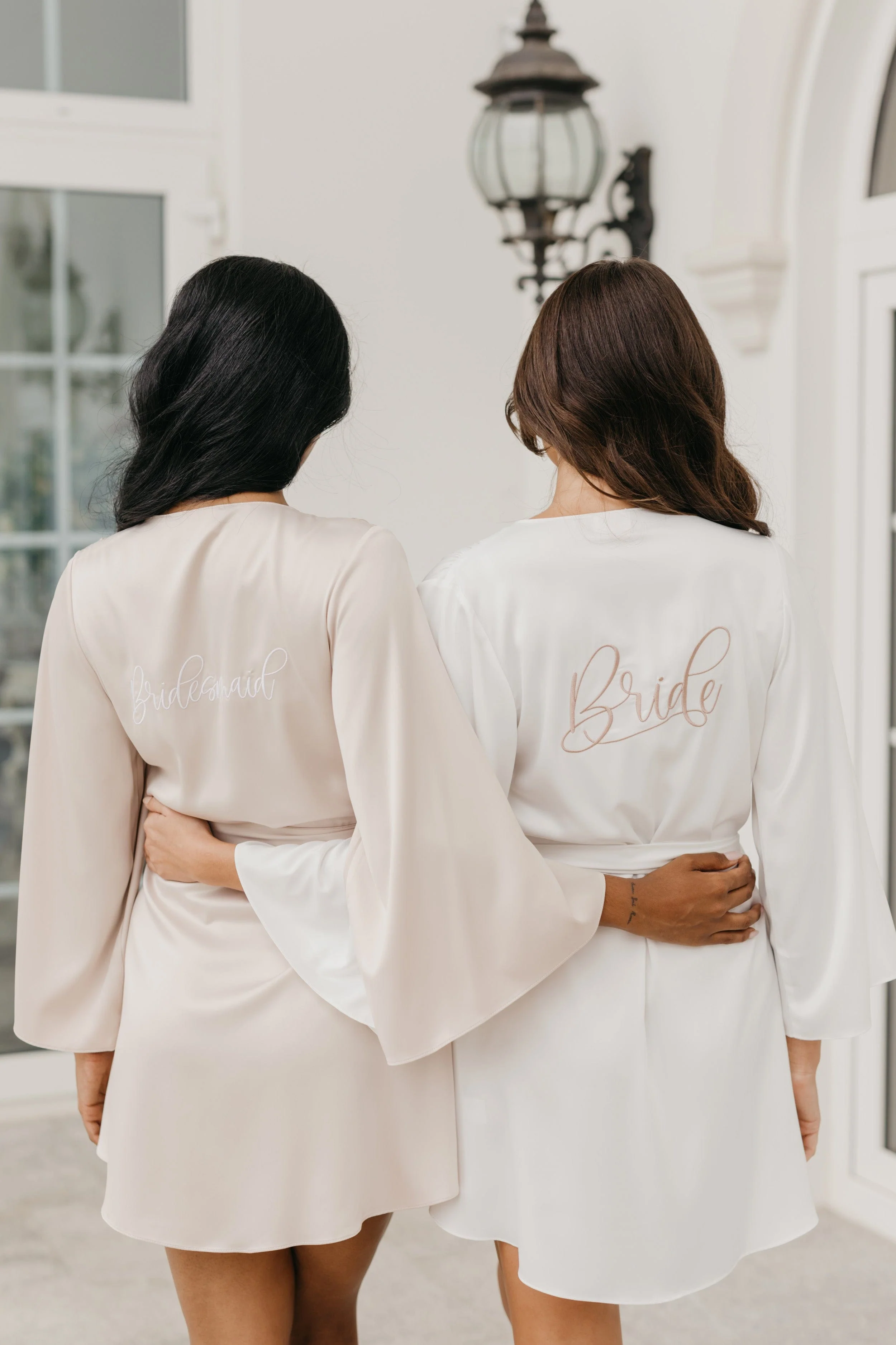 Willow Petal Hem Satin Trim Robe - Image 10
